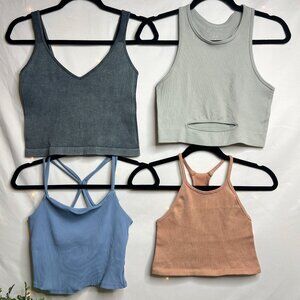 Ribbed Crop Tops